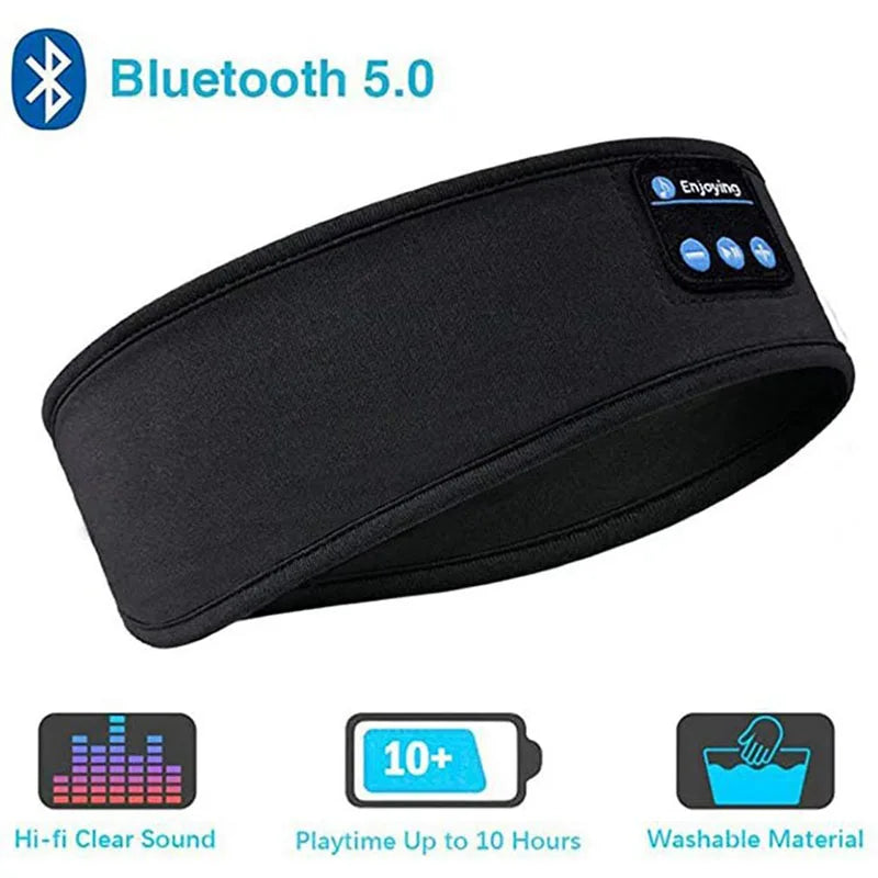 BluetoothV5.0 Eye Mask Headset Sports Sleeping Elastic Wireless Wireless Bluetooth Headset Removable For Running Fitness