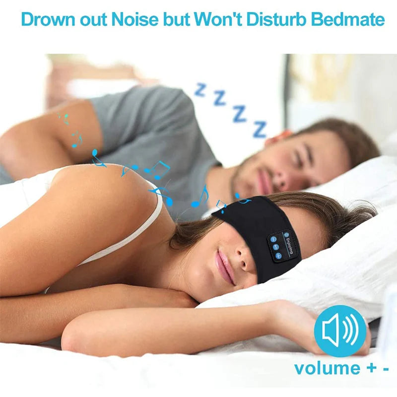 BluetoothV5.0 Eye Mask Headset Sports Sleeping Elastic Wireless Wireless Bluetooth Headset Removable For Running Fitness